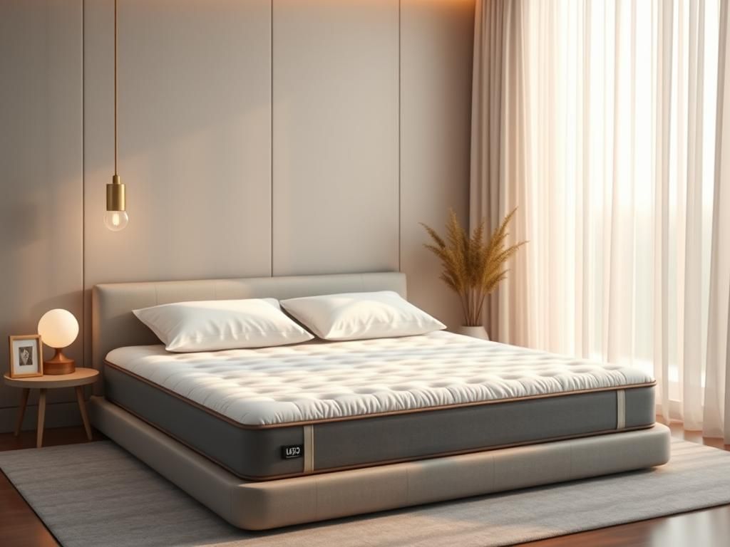 تخت خواب طبی مدرن با تشک ارتوپدی مناسب برای کاهش کمردرد و بهبود خواب