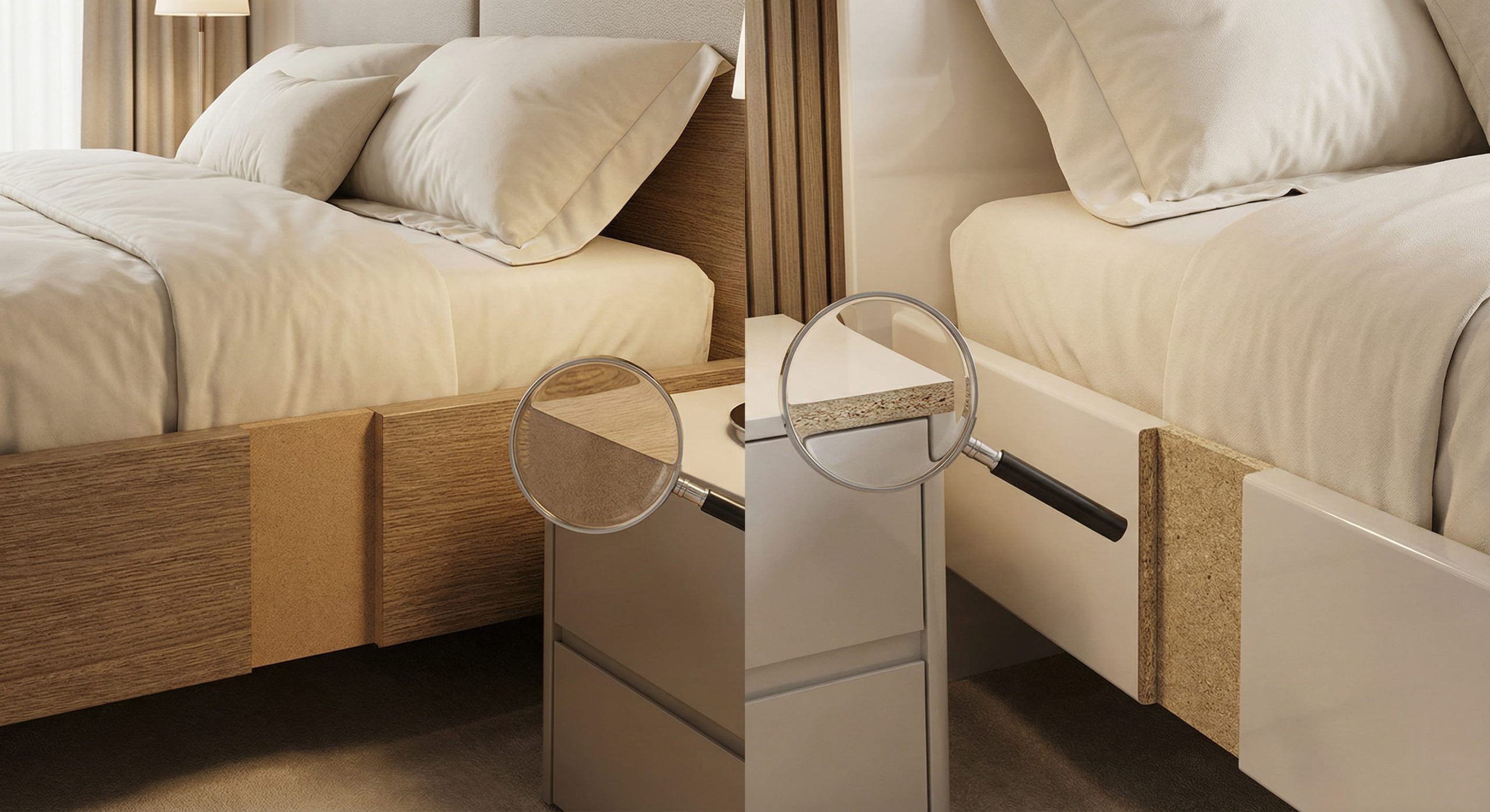 تشخیص تخصصی بافت ورق ام دی اف (MDF)