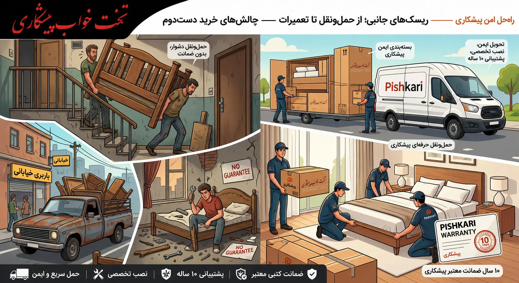 ریسک‌های جانبی؛ از حمل‌ونقل تا تعمیرات