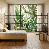 سرویس خواب نیلماه در اتاق خواب